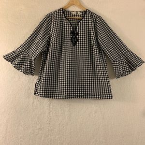 Westbound Flare Sleeves Top Size 1X